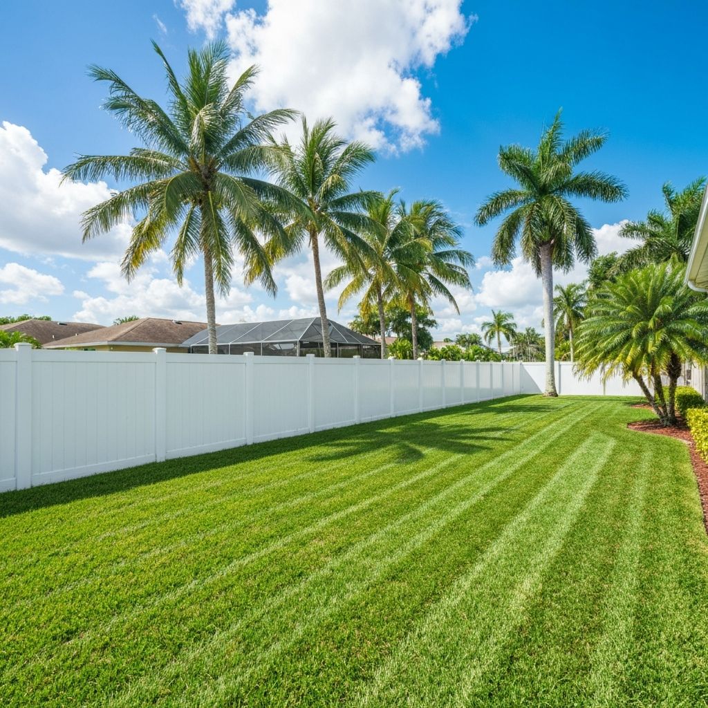 Professional manicured lawn in Central Florida